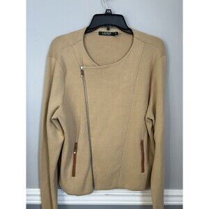 Ralph Lauren Tan Sweater Cardigan